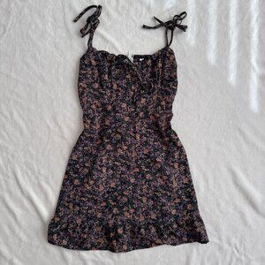 Floral Milkmaid Mini Dress